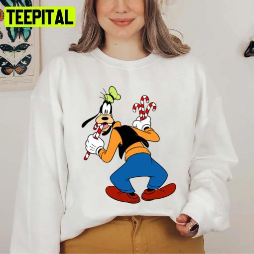 Goofy’s Got The Candy Canes Unisex Sweatshirt