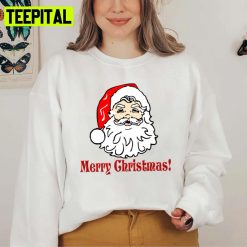 Graphic Art Of Santa Claus Head Unisex Sweatshirt