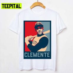 Graphic Portrait Pittsburgh Roberto Clemente Unisex T-Shirt