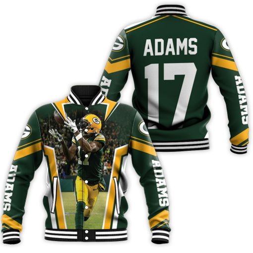 Green Bay Packer Davante Adams Legendary Baseball Jacket