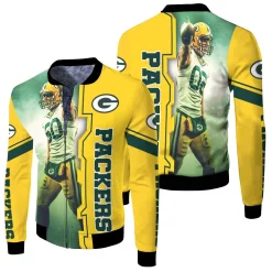 Green Bay Packers Blake Martinez 50 For Fans Fleece Bomber Jacket