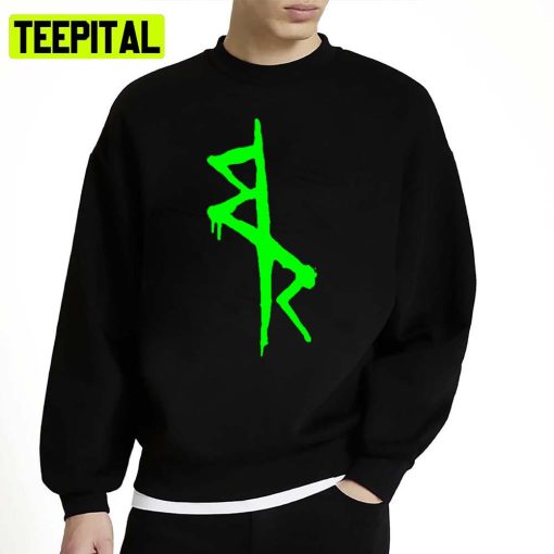 Green Neon Cyberpunk Edgerunners Icon Unisex Sweatshirt