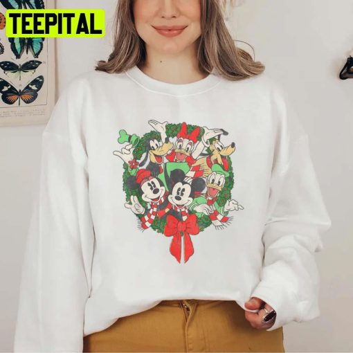 Group Shot Christmas Design Unisex Sweatshirt