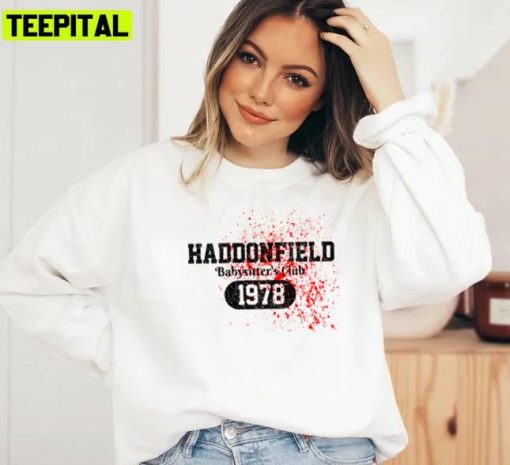 Haddonfield Babysitter’s Club Halloween Graphic Unisex Sweatshirt