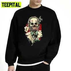 Hahaha The Joker Jombie Halloween Illustration Unisex Sweatshirt