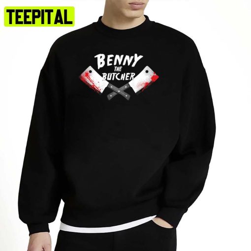 Halloween Art Graphic Benny The Butcher Unisex Sweatshirt