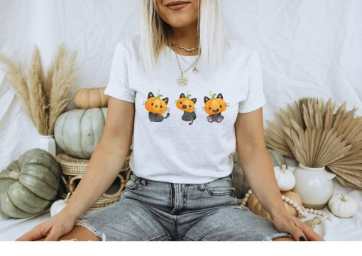 Halloween Cat Cool Spirit Shirt