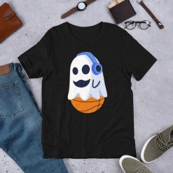 Halloween Costume Boo Funny Ghost Basketball T-Shirt