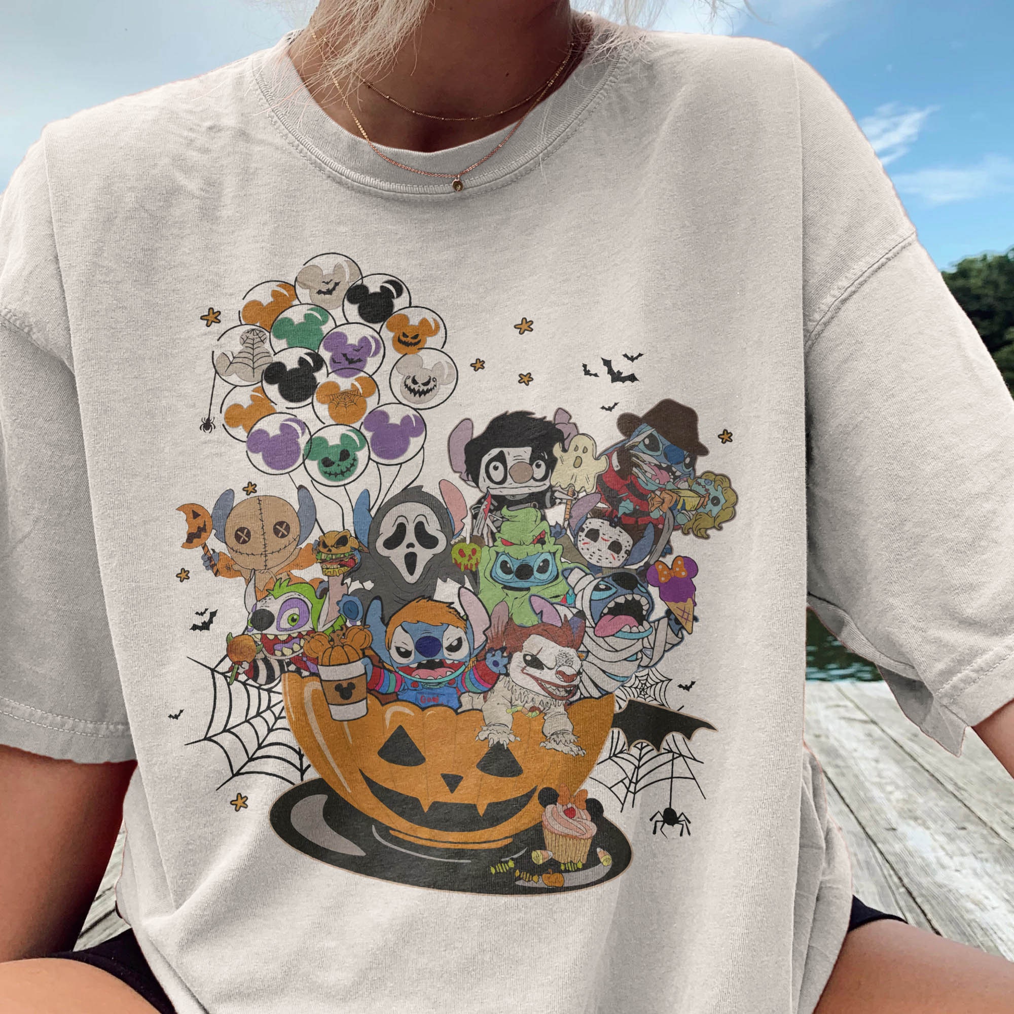 Halloween Disney Characters Style Michael, Jason, Freddy, Chucky, Ghostface, Horror Movie Killer HalloweenTrending Unisex Shirt