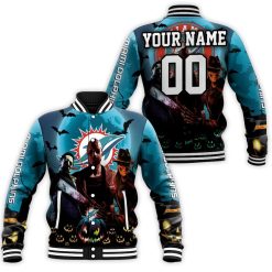 Halloween Dolphins 3d Personalized Baseball Jacket