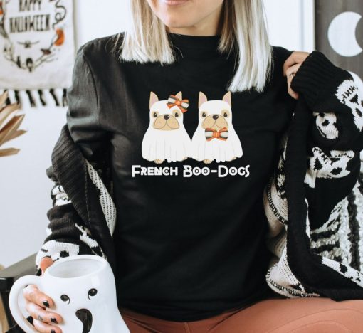 Halloween French boo-dogs Sweatshirt