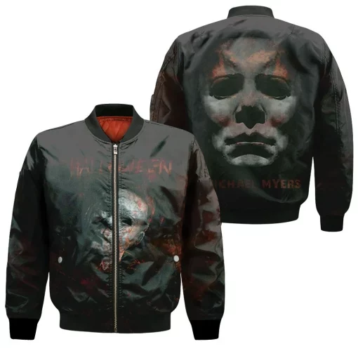 Halloween Michael Myers 3d Jersey Bomber Jacket