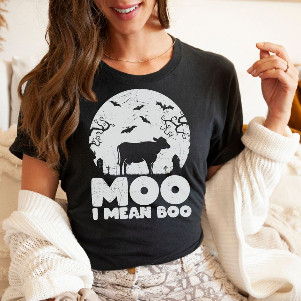 Halloween Moo Boo T-Shirt