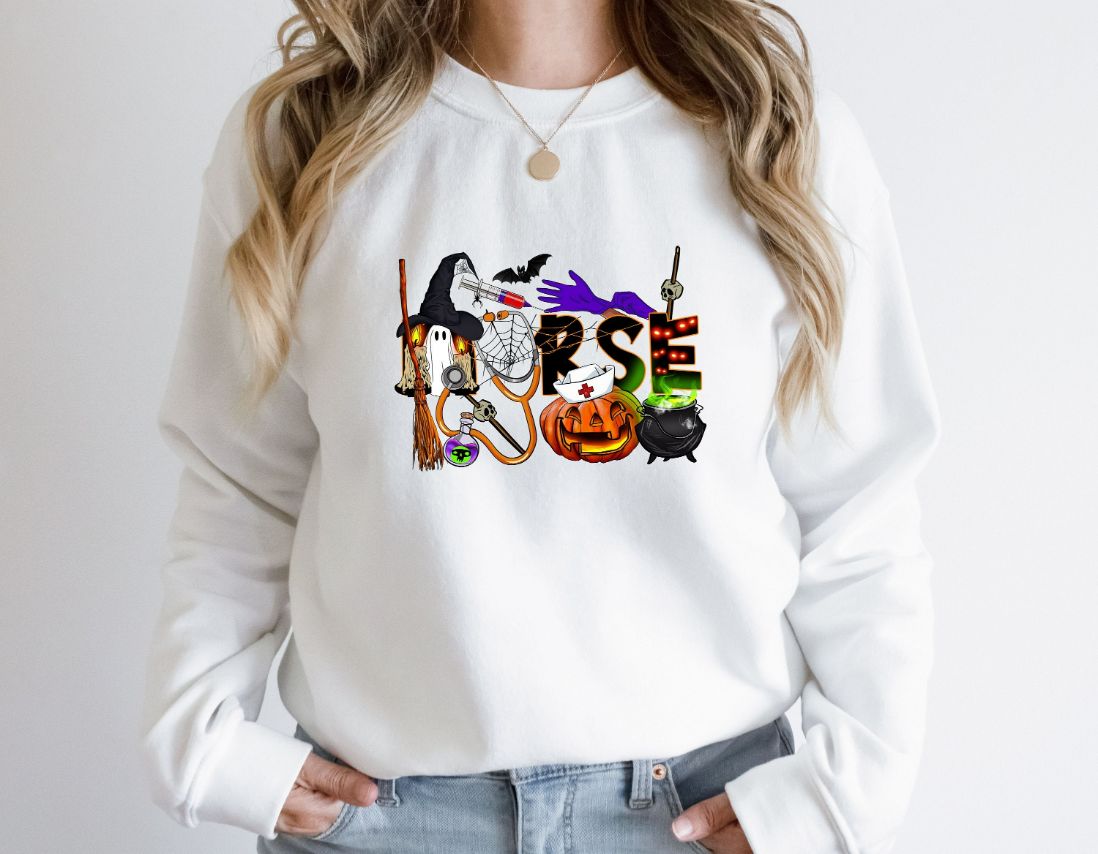 Halloween Nurse Fall Sweatshirt