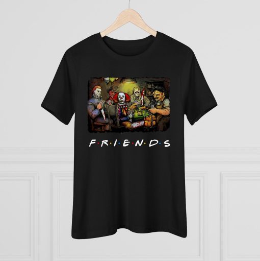 Halloween Team Friends Horror Characters Film Horror Scary Movies Michael Vs Jason Unisex T-Shirt