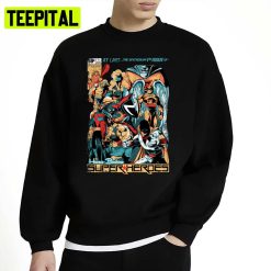 Hanna Barbera Super Heroes Old Design Unisex Sweatshirt