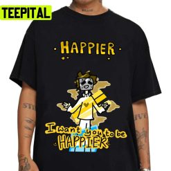 Happier Bastille Design Art Unisex T-Shirt