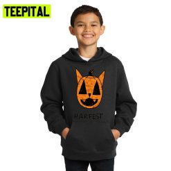 Harfest Pumpkin Night In The Woods Halloween Hoodie