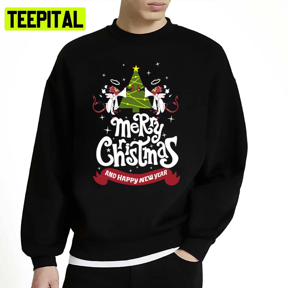 Helluva Boss Merry Christmas And Happy New Year Unisex Sweatshirt