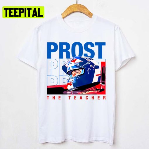 Helmet Legend 1985 1993 Alain Prost Formula 1 Car Racing F1 Unisex T-Shirt