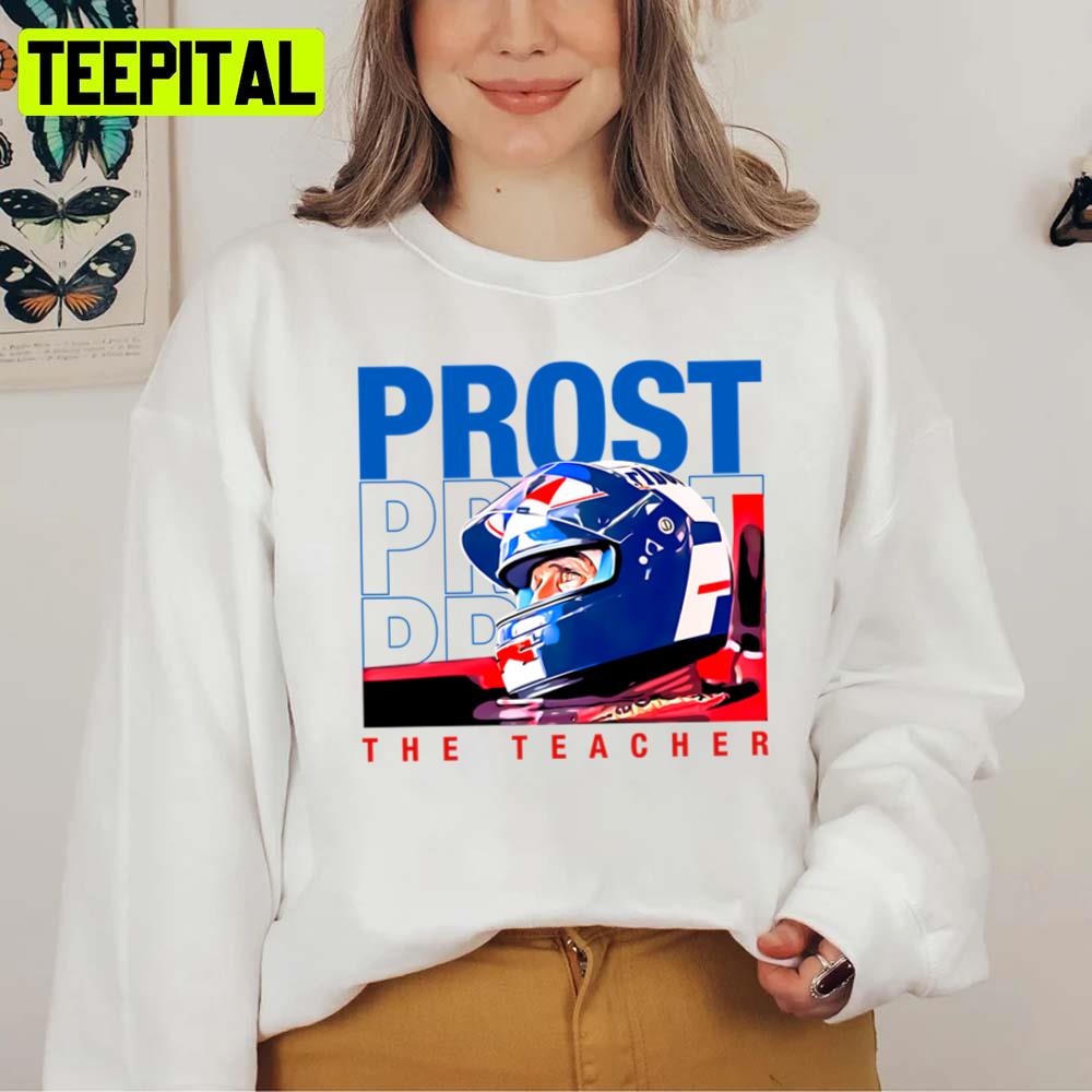 Helmet Legend 1985 1993 Alain Prost Formula 1 Car Racing F1 Unisex T-Shirt