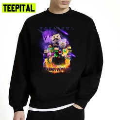 Hermitvengers The Button Hermitcraft Minecraft Fun Game Unisex Sweatshirt