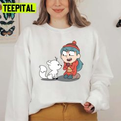 Hilda And Twig Sitting Xmas Art Unisex Sweatshirt