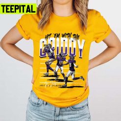 Hit Them With The Griddy For Minnesota Vikings Fans Unisex T-Shirt