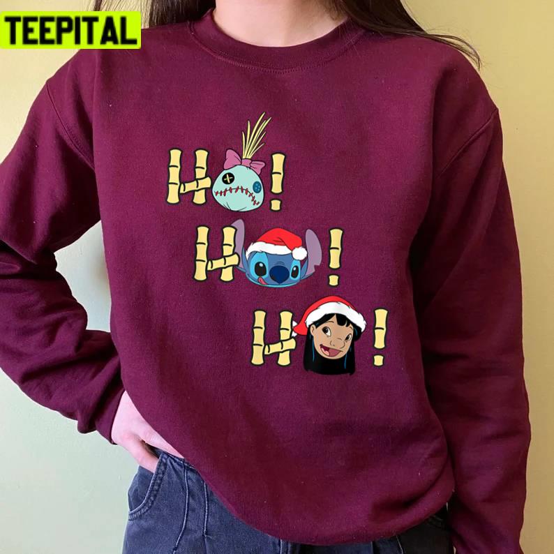 Ho Ho Ho Holiday Design Santa Christmas Unisex Sweatshirt