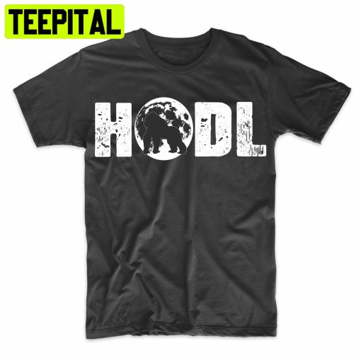 Hodl Ape Moon Gorilla Gang To The Moon Funny Trending Unisex Shirt