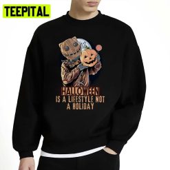 Holding A Head Halloween Is A Lifestyle Not A Holiday Unisex Sweatshirt