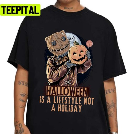 Holding A Head Halloween Is A Lifestyle Not A Holiday Unisex Sweatshirt