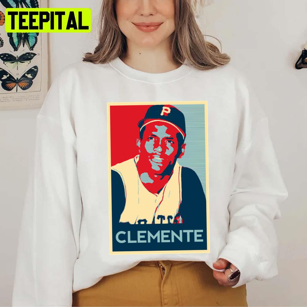Hope Of Clemente Baseball Art Pittsburgh Unisex T-Shirt