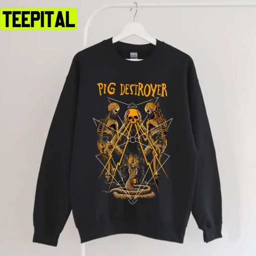 Horror Art Pig Destroyer Album Cover Unisex T-Shirt