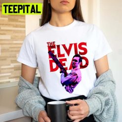 Horror Guy The Elvis Dead ‘chainsaw Snarl’ Unisex T-Shirt