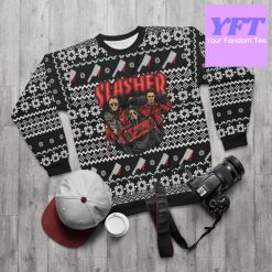 Horror Lover Slasher Funny Thanksgiving Day Fall 3d Ugly Christmas Sweater