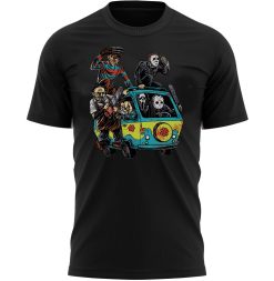 Horror Movie Mystery Van Halloween T-Shirt