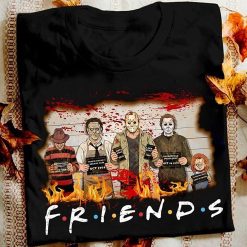 Horror Squad Horror Movie Killers Pumpkin Halloween Unisex T-Shirt