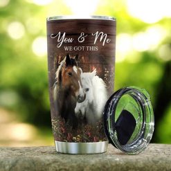 Horse Couple To My Wife Stainless Steel Cup