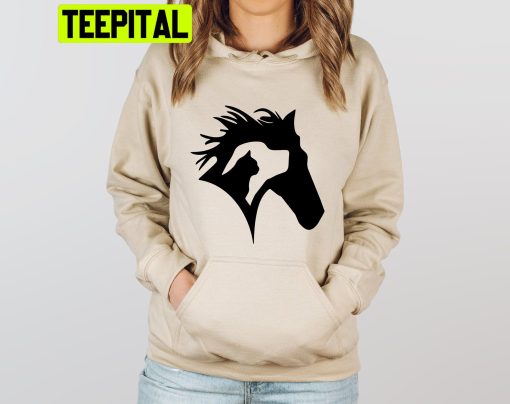 Horse Dog Cat Lover Trending Unisex Hoodie