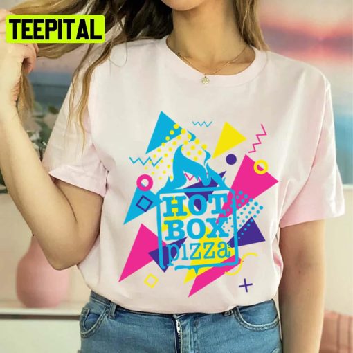 Hotbox Pizza 80’s Saved By The Bell Unisex T-Shirt