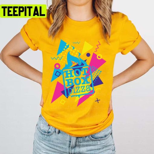 Hotbox Pizza 80’s Saved By The Bell Unisex T-Shirt