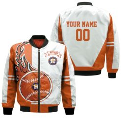 Houston Astros 3d Personalized Bomber Jacket