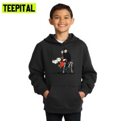 Howdy Partner Halloween Spooky Illustration Hoodie