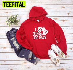 I Crushed 100 Days Of School Trending Unisex Hoodie