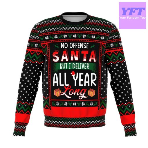 I Deliver For For Meme 3d Ugly Christmas Sweater