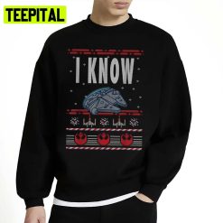 I Know Star Trek Knit Pattern Ugly Unisex Sweatshirt