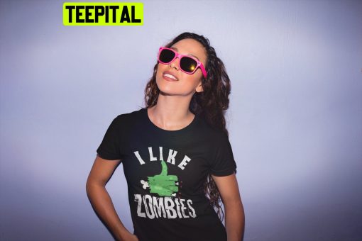 I Like Zombies HalloweenTrending Unisex Shirt