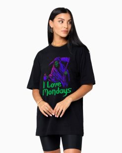 I Love Monday Grim Reaper T-Shirt