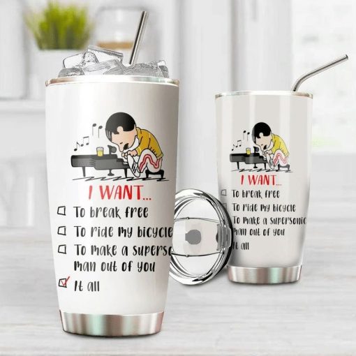 I Want To Break Free Stainless Steel Cup